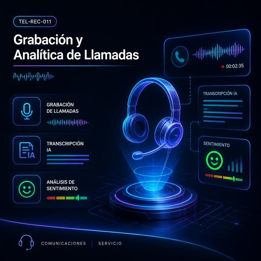 [TEL-REC-011] Grabacion y Analitica de Llamadas
