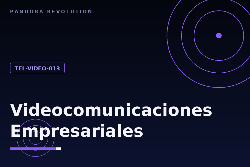 [TEL-VIDEO-013] Videocomunicaciones Empresariales
