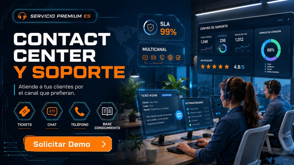 [SERV-COM-007] Contact Center y Soporte