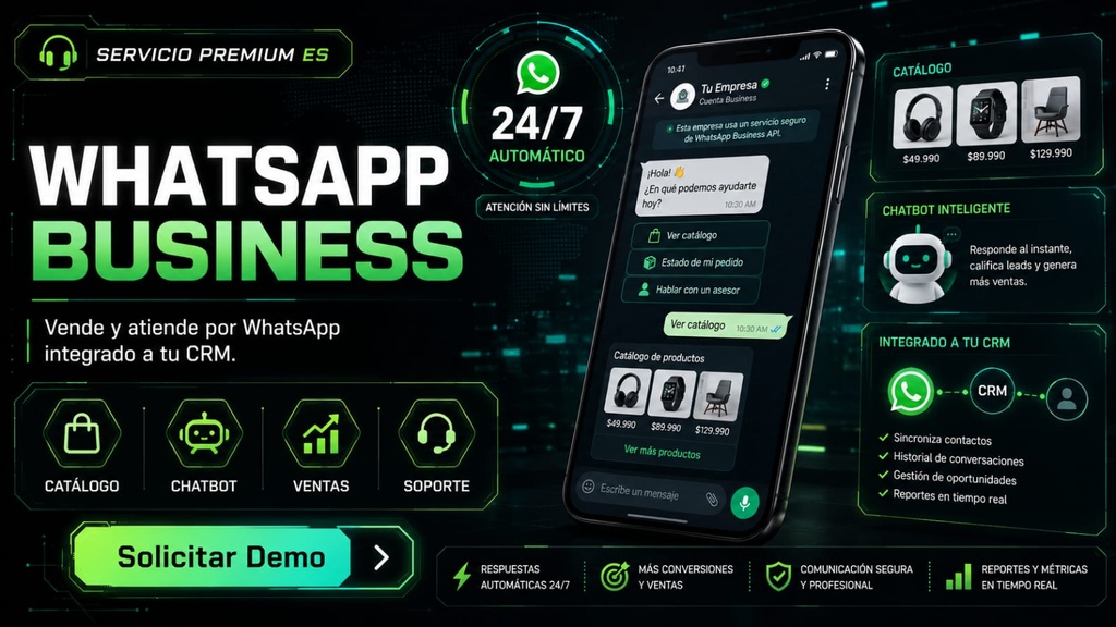 [SERV-COM-009] Integracion Oficial WhatsApp Business