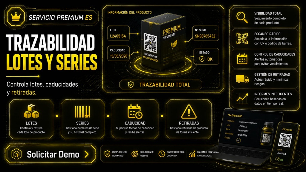 [SERV-ALM-002] Trazabilidad, Lotes y Series