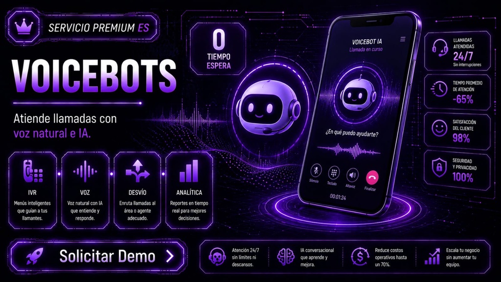 [SERV-IA-002] Agentes de Voz IA (Voicebots)