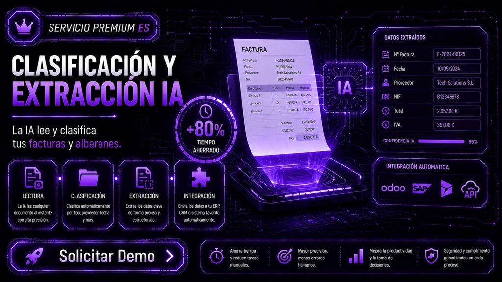 [SERV-IA-003] Clasificacion y Extraccion de Datos IA