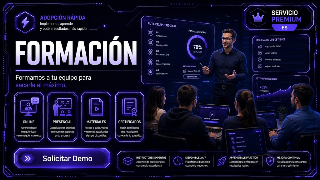 [SERV-PROF-002] Formacion Oficial a Usuarios
