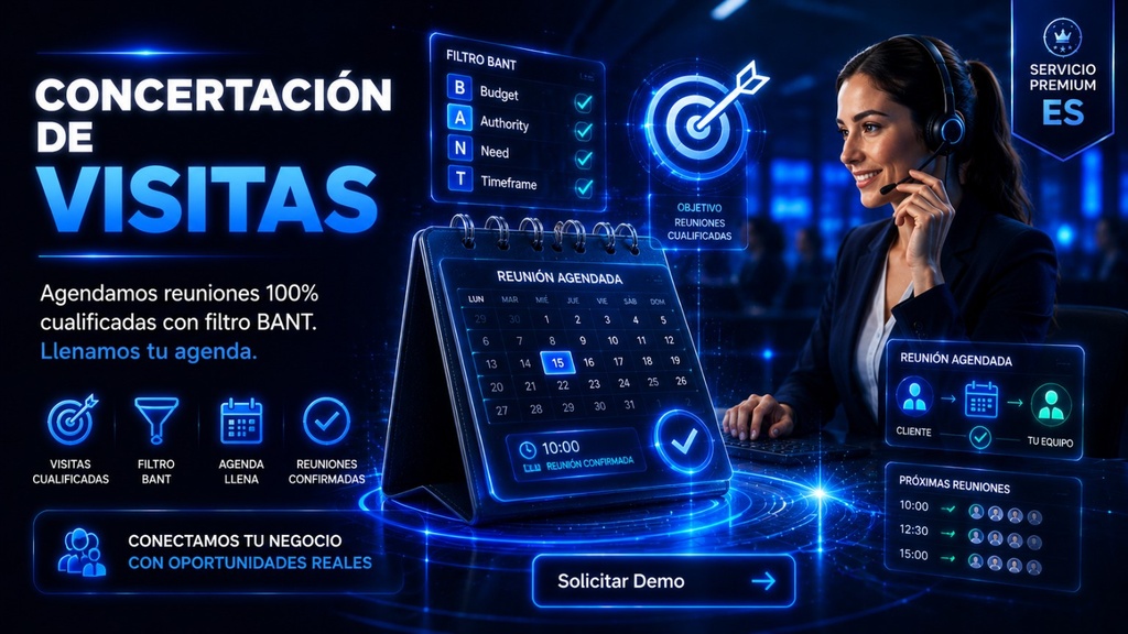 [CC-ES-PRO-01] Concertacion de Visitas Cualificadas (ES Premium)
