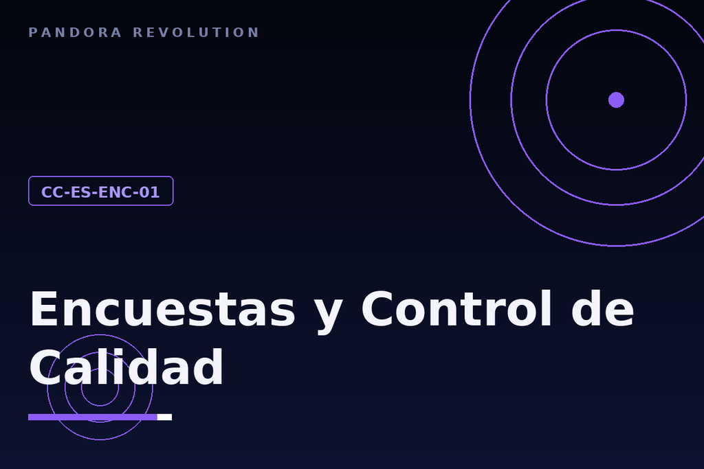 [CC-ES-ENC-01] Encuestas y Control de Calidad (ES Premium)