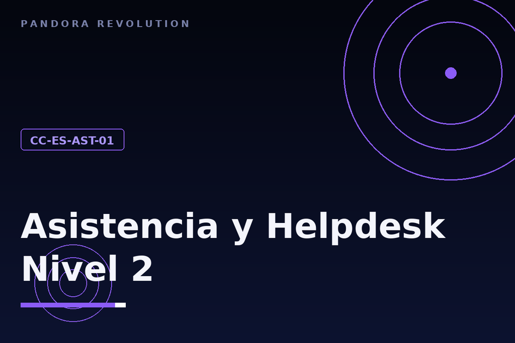 [CC-ES-AST-01] Asistencia y Helpdesk Nivel 2 (ES Premium)