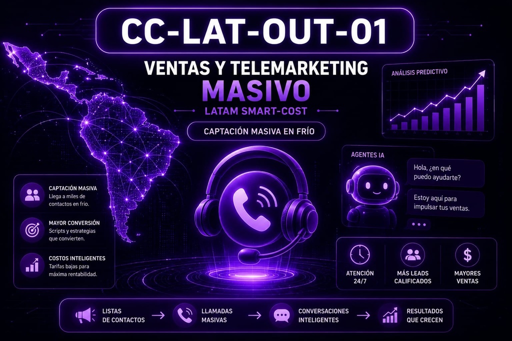 [CC-LAT-OUT-01] Ventas y Telemarketing Masivo (LATAM Smart-Cost)