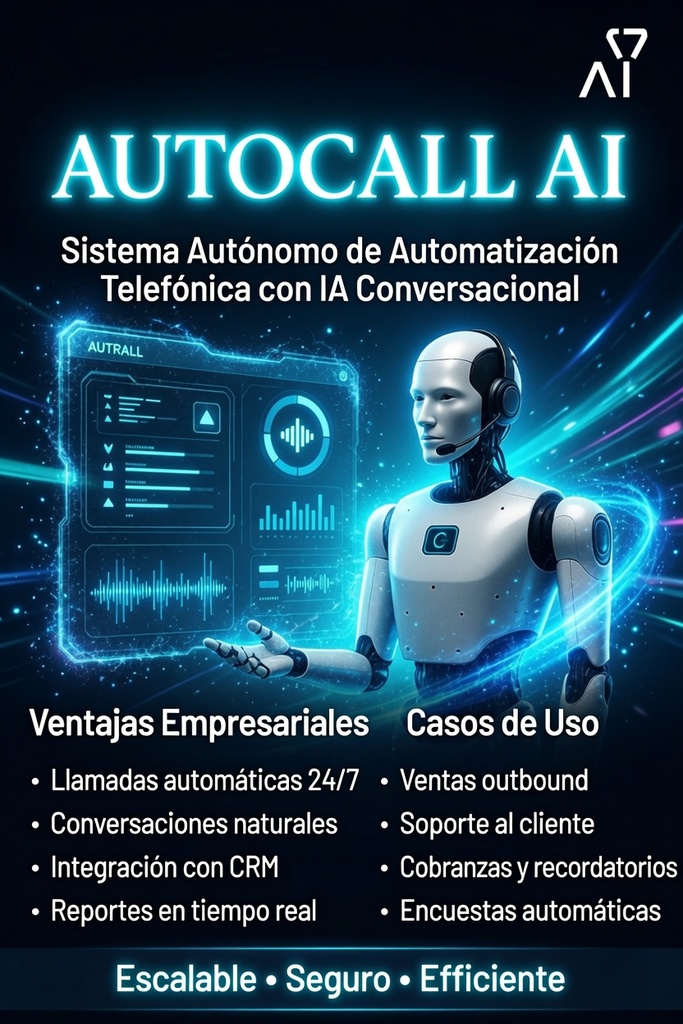 [IA-VOZ-005] Sistema Autonomo de Automatizacion Telefonica
