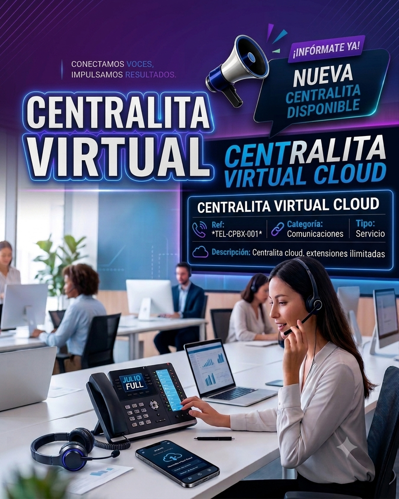 [TEL-CPBX-001] Centralita Virtual Cloud