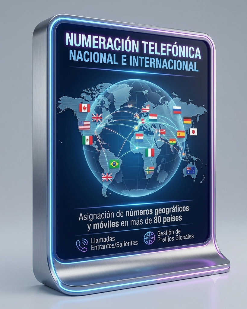 [TEL-DID-002] Numeracion Telefonica Nacional e Internacional