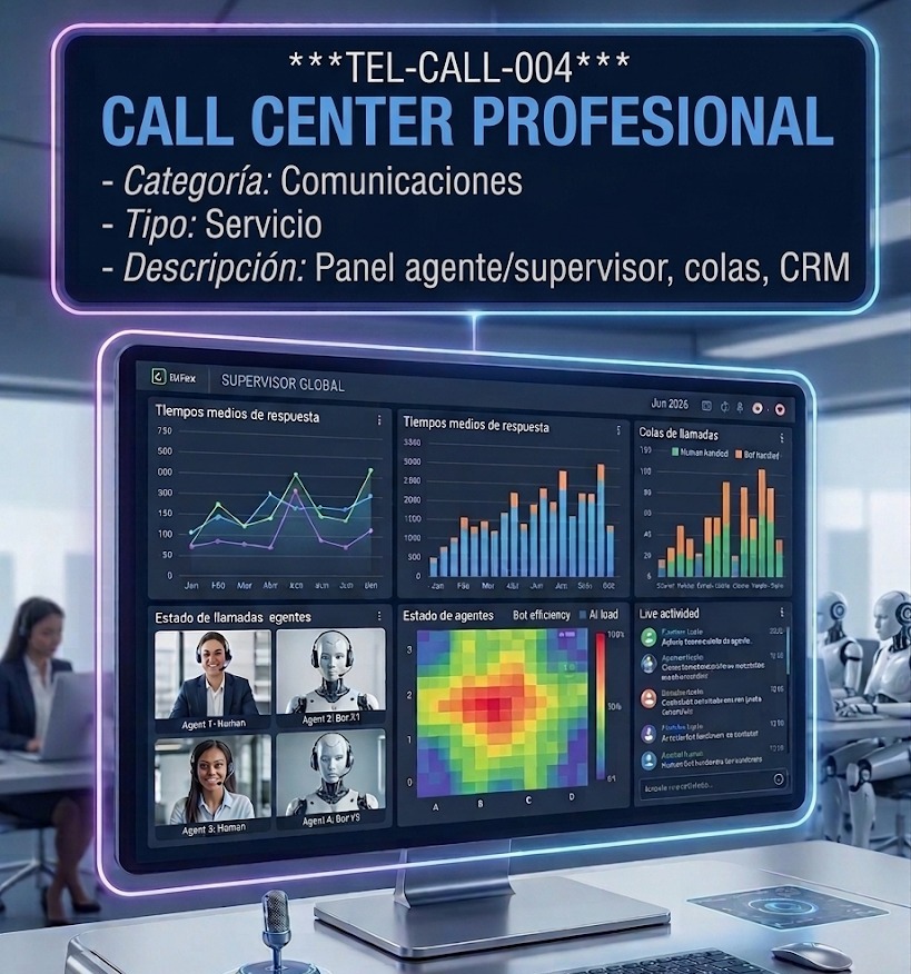 [TEL-CALL-004] Call Center Profesional