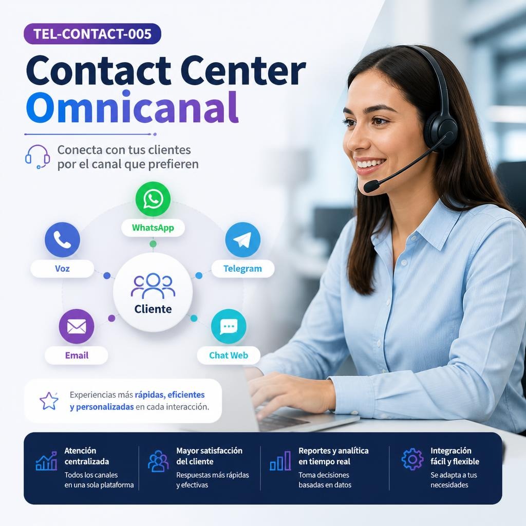 [TEL-CONTACT-005] Contact Center Omnicanal