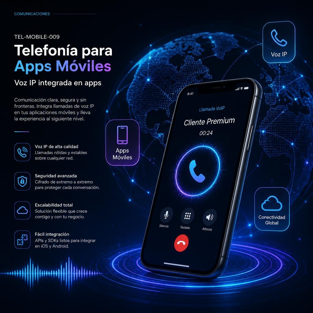 [TEL-MOBILE-009] Telefonia para Apps Moviles